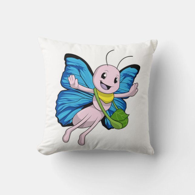 Butterfly with Handbag Cushion (Front)