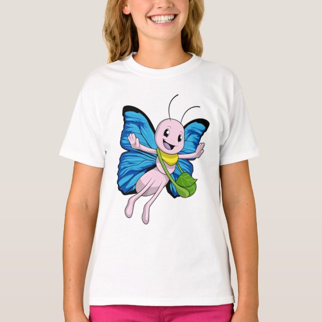 Butterfly with Handbag T-Shirt (Front)