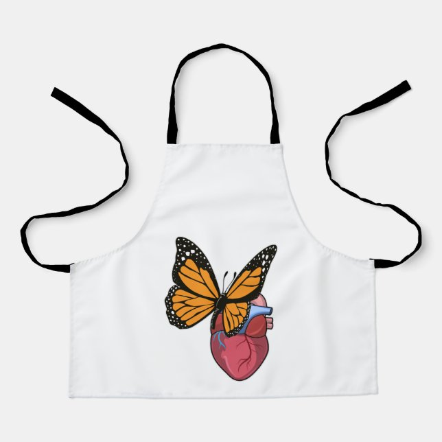 Butterfly with Heart Apron (Front)