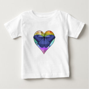Butterfly with Heart Baby T-Shirt