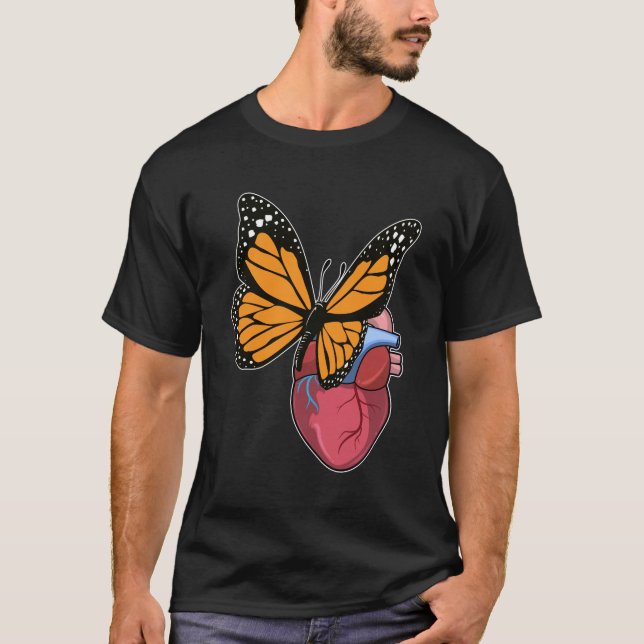 Butterfly with Heart T-Shirt (Front)