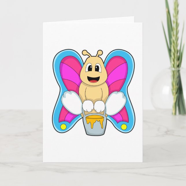 Butterfly with Honey Card (Front)