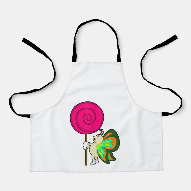 Butterfly with Lollipop Apron (Front)