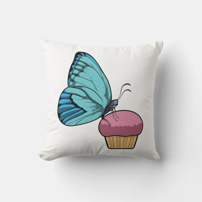 Butterfly with Muffin Cushion (Front)