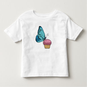 Butterfly with Muffin Toddler T-Shirt
