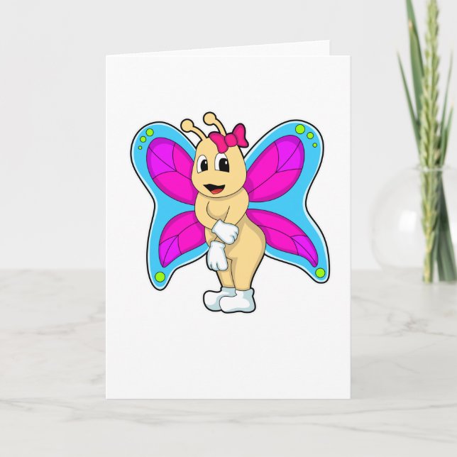Butterfly with Ribbon Card (Front)