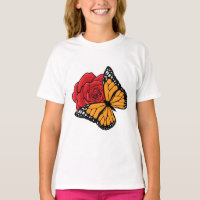 Butterfly with Rose