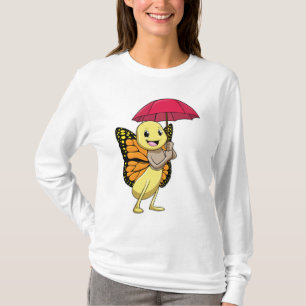Butterfly with Umbrella T-Shirt
