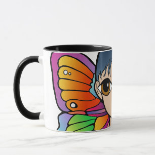 Butterfly Woman Coffee Mug