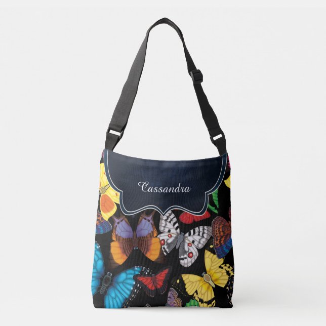 Butterfly World Customised Crossbody Bag (Front)