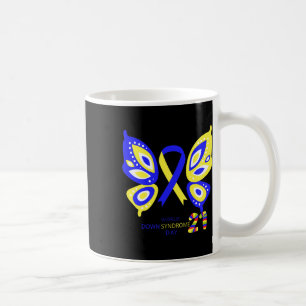 Butterfly World Down Syndrome Awareness Day Women Coffee Mug