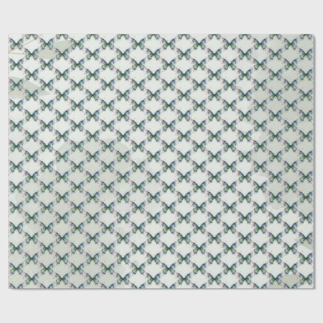 Butterfly Wrapping Paper (Flat)