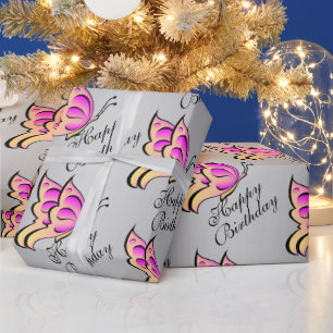 Butterfly Wrapping Paper