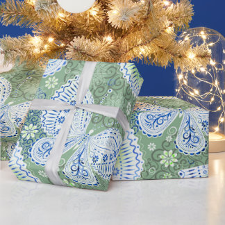 Butterfly Wrapping Paper - 30 inches x 60 feet