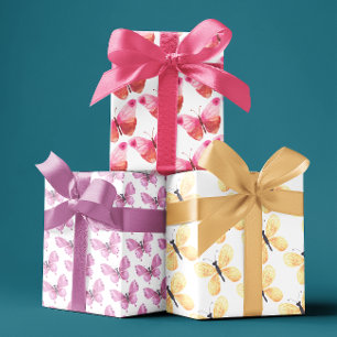 Butterfly Wrapping Paper Sheets