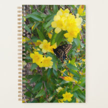 Butterfly & Yellow Flowers Planner
