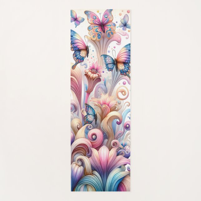 Butterfly  yoga mat (Front)