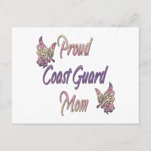 butterflyproudmomcoastguard postcard