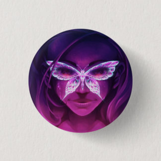 ButterflyRash 3 Cm Round Badge