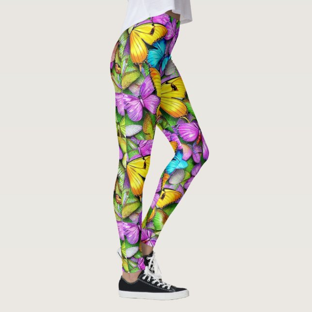 Butterfly's Colorful Leggings (Right)