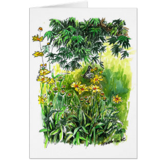 Butterfly's date with flowers