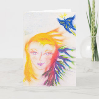 ButterflyWoman Greeting Card