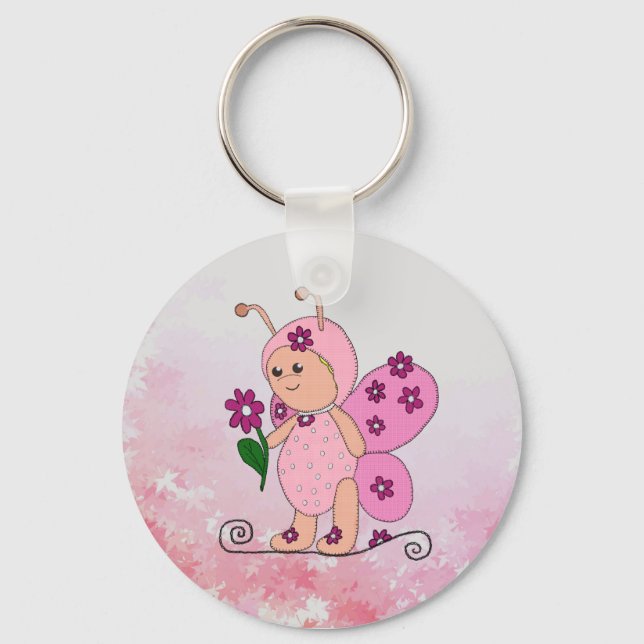 butterling Rosa Key Ring (Front)