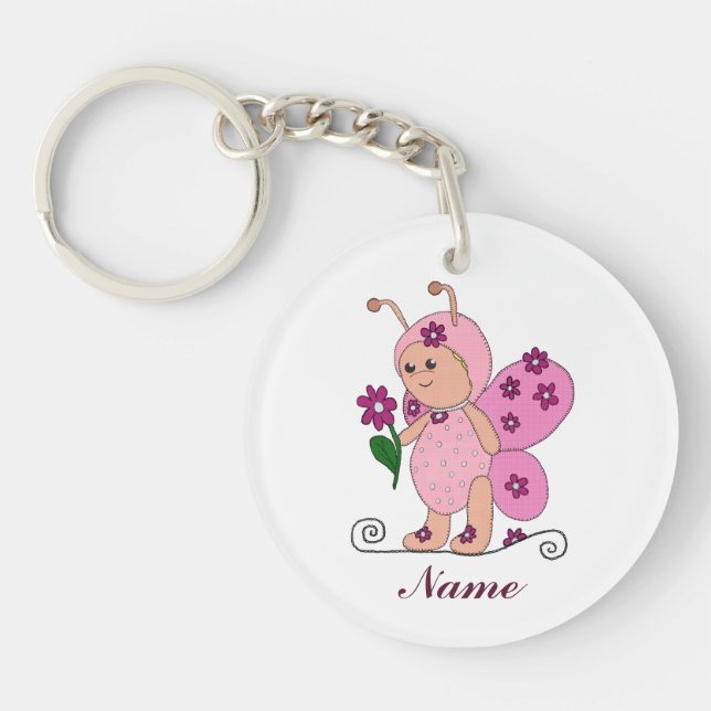 butterling Rosa Key Ring (Front)