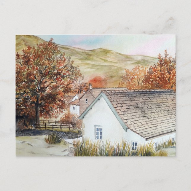 Buttermere Village, Lake District, England Postcard (Front)