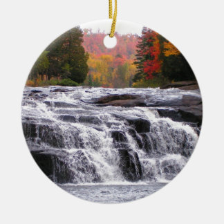 buttermilk falls adirondacks ceramic tree decoration