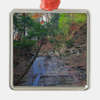 Buttermilk Falls Cuyahoga National Park Ohio Metal Ornament