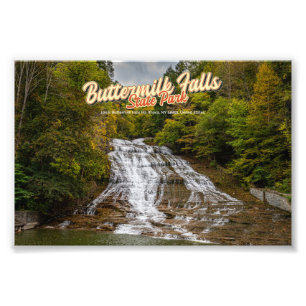 Buttermilk Falls Ithaca New York Photo Print