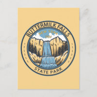 Buttermilk Falls State Park New York Badge