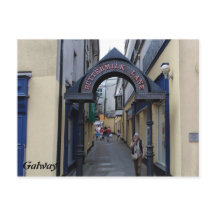 Buttermilk Lane Galway Postcard