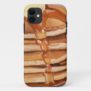 Buttermilk Pancakes Shortstack Breakfast Painting iPhone 11 Case