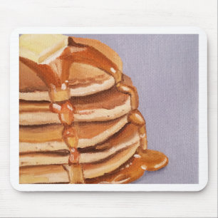 Buttermilk Pancakes Shortstack Breakfast Painting Mouse Pad