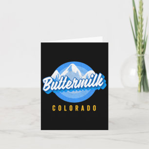 Buttermilk Snowboarding Co Ski Colorado Mountain S Card