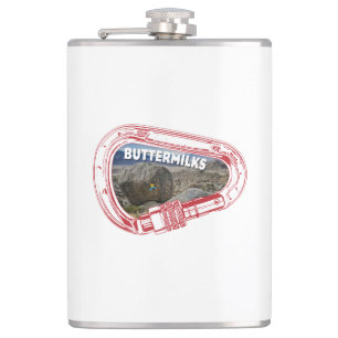 Buttermilks Climbing Carabiner Flask