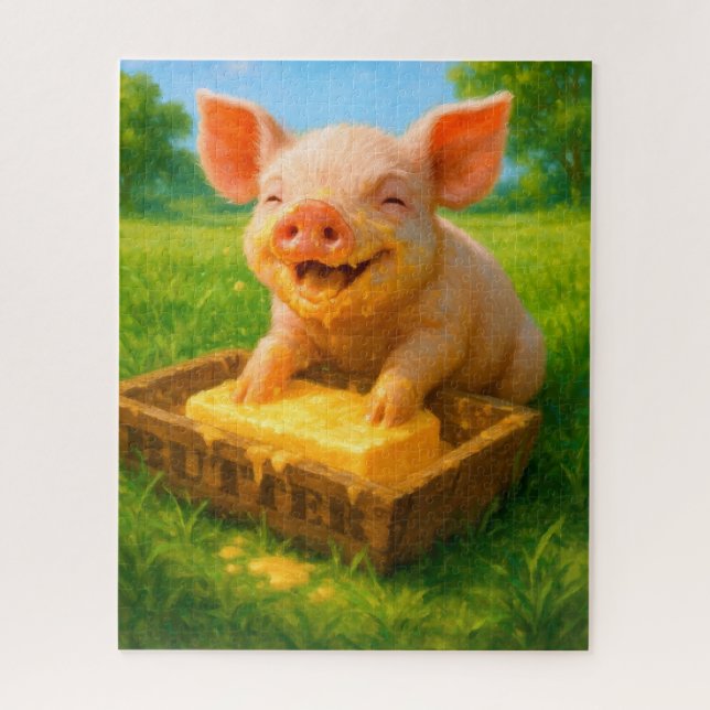 ButterPig Jigsaw Puzzle (Vertical)