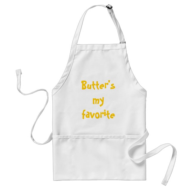 Butter's my favourite food group. standard apron (Front)