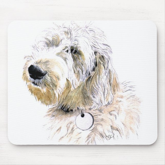 Butters the Labradoodle Mousepad (Front)