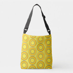 Butterscotch Retro Doughnuts Crossbody Bag