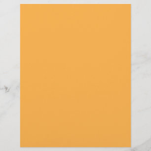 Butterscotch (solid colour) custom letterhead
