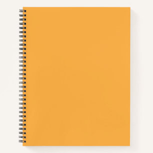 Butterscotch (solid colour) notebook