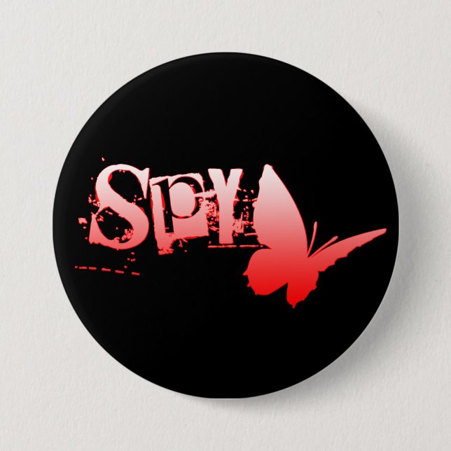 butterSPY. 7.5 Cm Round Badge (Front)