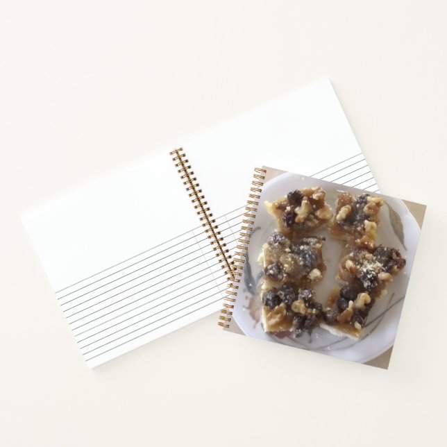 Buttertart Squares Recipe Notebook (Inside)