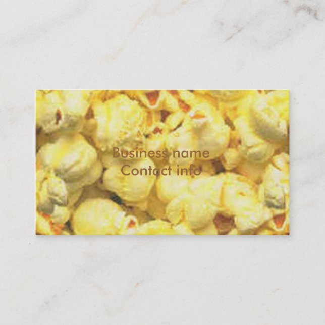 BUTTERY POPCORN BUSINESS CARD (Front)
