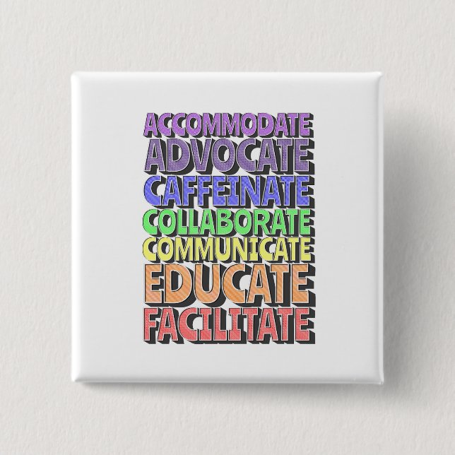 Button - A Teacher's Day: Educate (Front)