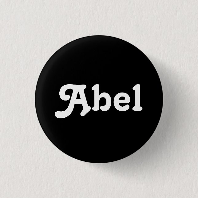 Button Abel (Front)