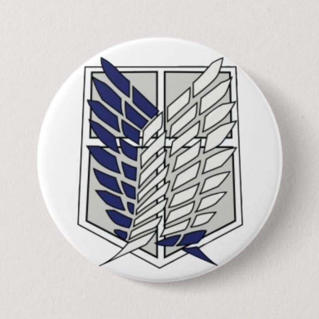 Button anime attack logo (Front)